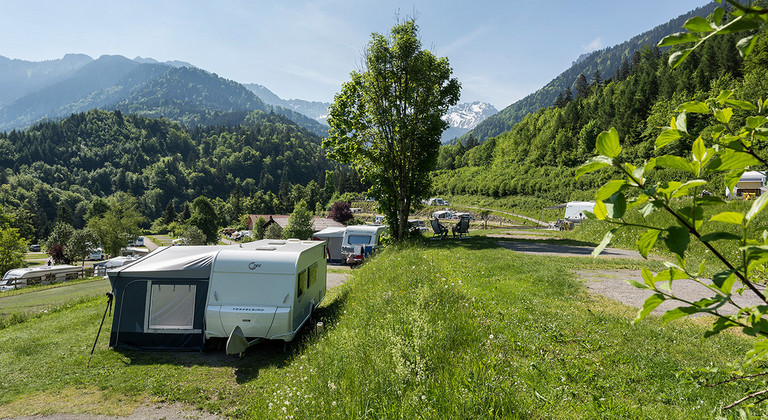 XL Plätze am Alpencamping Nenzing