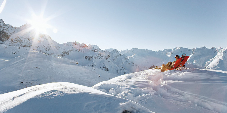 Rast im Winter im Montafoner Skigebiet © Silvretta Montafon Dietmar Walser