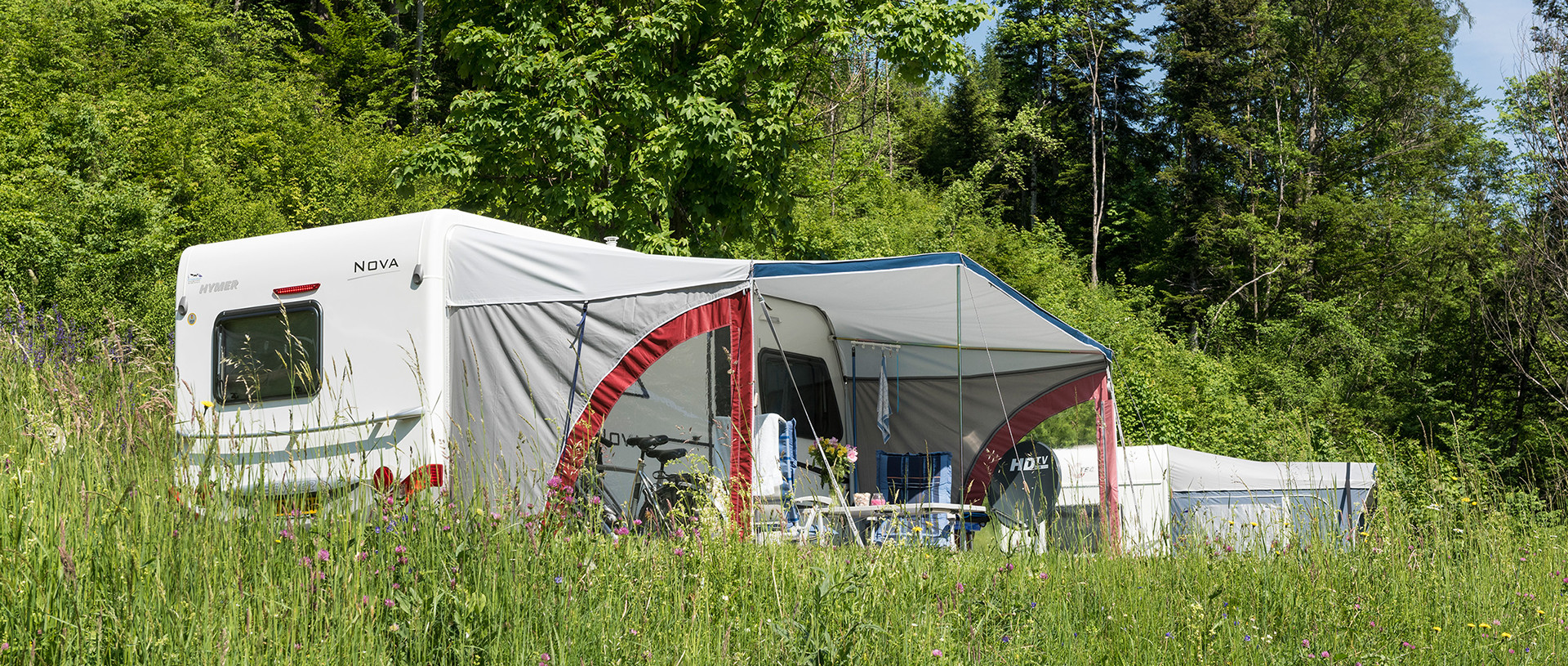 Camping and spa. Enjoy both at the only Leading Camping site